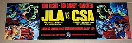 JLA CSA DC Comics poster banner:Batman,Superman,Green Lantern,Wonder Woman,Flash - £15.88 GBP