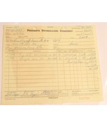 Vintage Phillips Petroleum Company Invoice March 6 1966 ephemera - $8.90