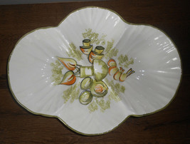 1960s Mushrooms Divided Platter Los Angeles Potteries Pottery - £23.67 GBP