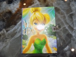 Disney Tinker Bell Hardcover Journal Diary With Lock and Key 5&quot; X 7&quot; NEW - $18.98