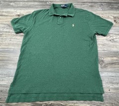Polo By Ralph Lauren Men&#39;s Polo Short Sleeve Shirt Kelly Green Size Large - $10.89