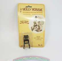 Vintage Holly Hobbie Metal DIE-CAST Collectors Miniatures Baby High Chair W Tray - £18.91 GBP
