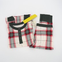 Hearth &amp; Hand Holiday Plaid Red and Green 2 Piece Kids Pajama Set Size 12 - £10.17 GBP