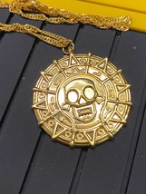 Pirate Spanish Piece of Eight Medallion Aztec Gold Style Pendant - $39.90
