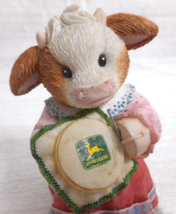 Mary&#39;s Moo Moos Stitched with Love from Moo Heart John Deere Enesco Cow ... - £9.17 GBP