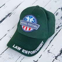 Law Enforcement Hat Tactical Green Mil Army Cap Adjustable OneSize - £4.31 GBP