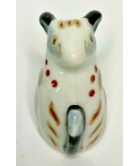Vintage Chinese Hand Painted Zodiac Animal Shaped Thimble Porcelain &quot;Rat... - £10.38 GBP