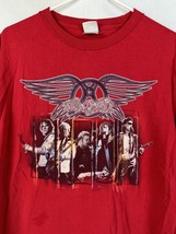 Vintage Aerosmith T Shirt Double Side Band Tee Rock Tour Concert Large 2005 - £23.46 GBP