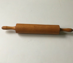 Vintage one piece wood rolling pin primitive rustic farmhouse kitchenwar... - $19.75