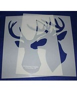 2 Piece Buck-Deer Head Stencils F/S-Mylar 14 Mil Large - Painting /Craft... - £30.63 GBP