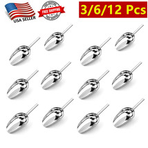 3/6/12 Stainless Steel Scoop Bar Ice Candy Dry Goods Popcorn Small Scooper 6oz - £6.20 GBP+
