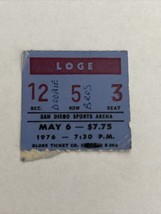 The Doobie Brothers Concert Ticket Stub San Diego May 6 1976 2ND Mc Donald Show - £23.63 GBP