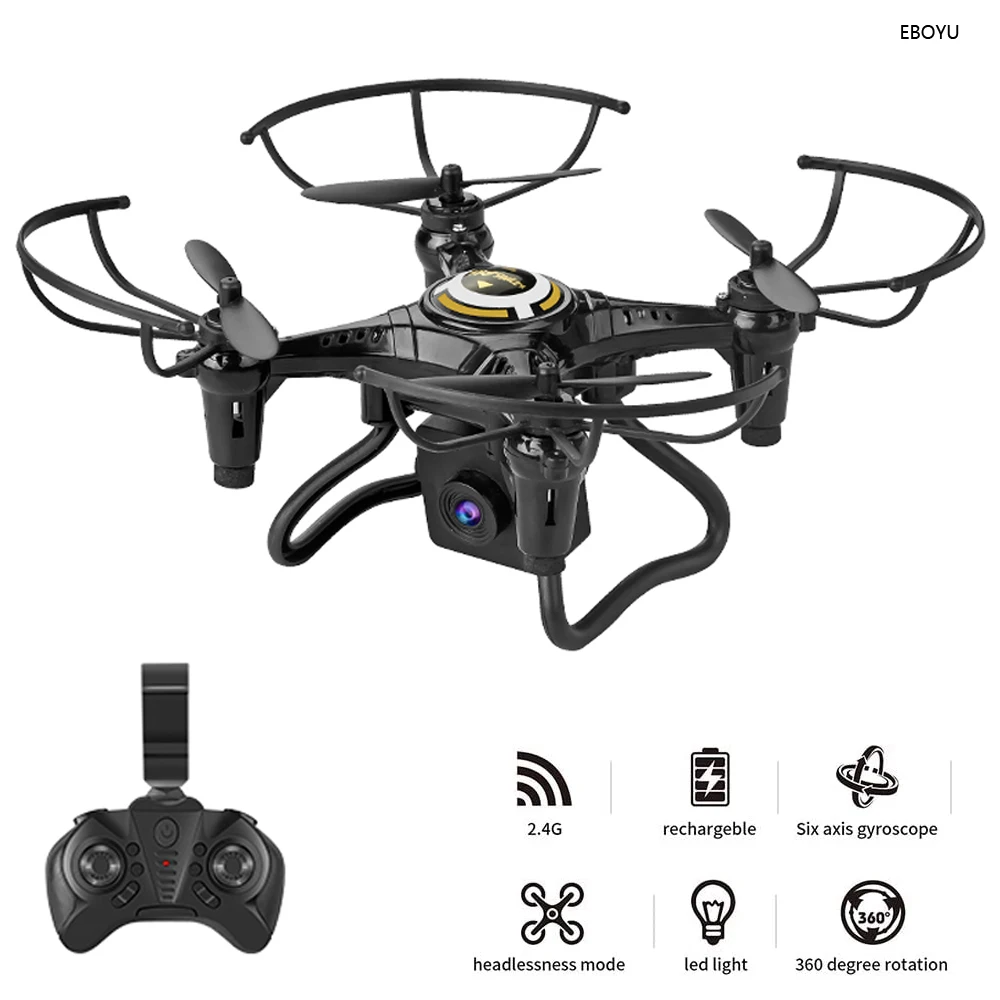 EBOYU JX815 Mini RC Drone 2.4G 4CH 480P WiFi FPV Camera RC Quadcopter Toy - $26.79+