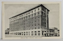 South Carolina Columbus SC Jefferson Hotel Vintage Postcard S13 - £11.25 GBP