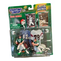 Joe Namath Don Maynard 1998 NFL Starting Lineup Classic Doubles Jets Figures - £18.83 GBP