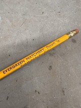 Vintage Evergreen Hatchery Dysart Iowa IA Pencil Advertisement Nukros Ch... - $10.96