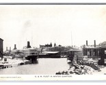 Graham Morton Fleet in Benton Harbor Ship Canal Michigan MI UNP DB Postc... - $22.72