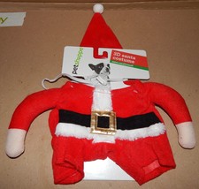 Christmas Dog Costume 3D Santa Small To Extra Small 12 To 19 Lbs 150V - £6.71 GBP