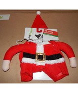 Christmas Dog Costume 3D Santa Small To Extra Small 12 To 19 Lbs 150V - £6.67 GBP