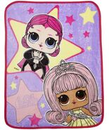 LOL Surprise Kids Silky Soft Plush Throw Blanket Measures 40 x 50 inches - $16.78