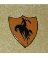 1920s BB&amp;B BRONZE PIN COWBOY BATTALION BRONCO HORSE ARMY ROTC OKLAHOMA S... - £128.14 GBP