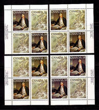 Canada  -  SC#764a Imprint  M/S Mint NH  - 14 cent Captain James Cook issue - $2.95