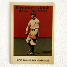 Nap Lajoie 1915 Cracker Jack Card #66 Reprint 8 / 24 Philadelphia Americans 1993 - £3.99 GBP