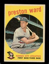 Vintage Baseball Card Topps 1959 #176 Preston Ward Kansas City A&#39;s 1B - 3B - £8.39 GBP