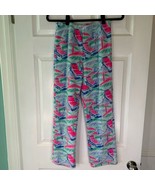 Vineyard Vines Girls High Pile Lounge Pants in Cabana Crystal Blue Size ... - $304.38 MXN