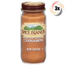 3x Jars Spice Islands Ground Saigon Cinnamon Seasoning | 1.9oz | Fast Shipping - £22.33 GBP