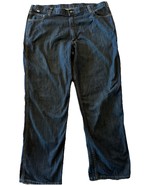 Carhartt Flame Resistant Jeans Men’s 42x32 Relaxed Denim Blue Dark Wash ... - $27.08 CAD