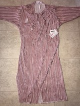 Lularoe ~ Nwt Women&#39;s Rose Pink Ribbed Top Solid Cover Up Wrap Usa Shimmery ~ S - £26.24 GBP