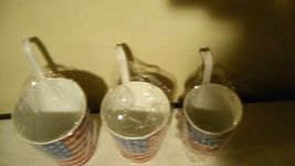 American Flag Hanging tin Planters - SALE image 3