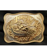 Vintage Jersey Lilly Award Design Belt Buckle Large - £100.12 GBP