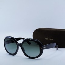 TOM FORD FT1011 01B Shiny Black/Gradient Smoke 62-17-135 Sunglasses New ... - $161.95