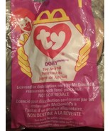 Ty Teenie Beanie Babies DOBY THE DOBERMAN DOG #1 McDonalds  1998 New Sealed - £7.89 GBP