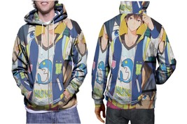 Haruka Nanase Anime   Men&#39;s Full-Print Sublimation Zipper Hoodie - $46.47 CAD