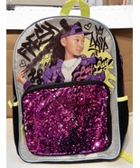 Kids 16&quot; Backpack Nickelodeon That Girl Lay Lay Bioworld 50lb Reflective... - £7.50 GBP