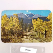 Long&#39;s Peak Estes Park CO 1960s Postcard Rocky Mountain National 1971 De... - $9.89