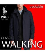 LIMITED MEN'S POLO RALPH LAUREN PACKABLE WALKING COAT TRENCH COMMUTER NAVY XL 2X - £133.71 GBP