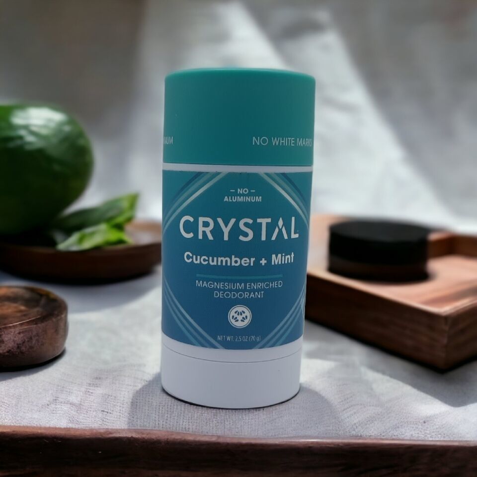 Crystal Cucumber & Mint Magnesium Enriched Deodorant No Aluminum No