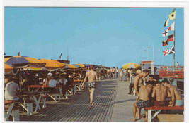 On The Boardwalk Stewart Beach Galveston Texas 1960s postcard - £4.81 GBP