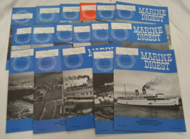 Vintage Lot (17) 1976 Year Marine Digest Magazine Volume 53, 54 Maritime History - £14.03 GBP