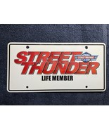 NATIONAL STREET MACHINE CLUB  LIFE MEMBER STREET THUNDER LICENSE PLATE - $41.68 CAD