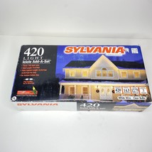 Sylvania 420 Icicle Lights White Holiday Christmas Decoration New Open Box - £13.91 GBP