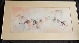 Large Framed Original, Signed Jeffrey Lunge Watercolor on Paper, Title Unknown - £468.63 GBP