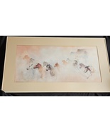 Large Framed Original, Signed Jeffrey Lunge Watercolor on Paper, Title U... - £479.01 GBP