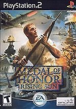 Lot Of 2 Medal Of Honor: Rising Sun + Top Gun Playstation 2 PS2 /COMPLETE+MANUAL - £9.47 GBP