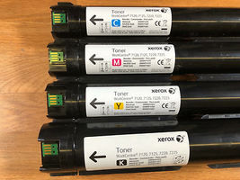 Xerox WorkCentre 7120 7125 7220 7225 7220i  CMYK Toner Set - FedEx 2Day ... - £186.95 GBP