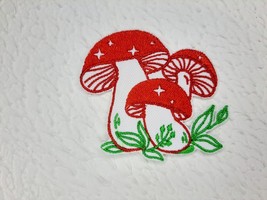 Woodland mushroom floral iron on embroidered patch. Cottagecore Iron On ... - $7.70+